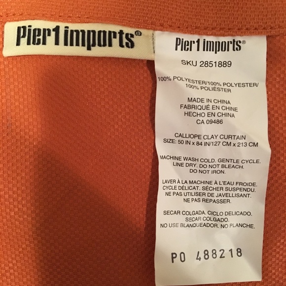 Pier1 Imports Curtains - Picture 2 of 2